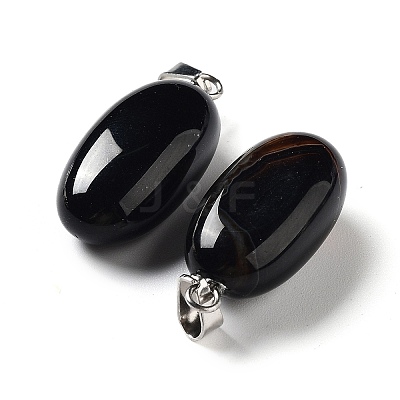 Natural Agate Dyed Pendants G-Q016-03H-1