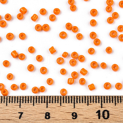 12/0 Opaque Colours Round Glass Seed Beads X-SEED-A010-2mm-50-1