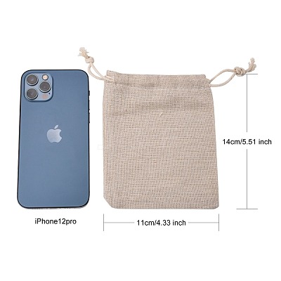 Cotton Packing Pouches Drawstring Bags ABAG-R011-12x15-1
