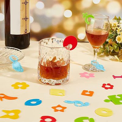 2 Sets 2 Style Silicone Goblet Charm Set DIY-OC0009-96-1