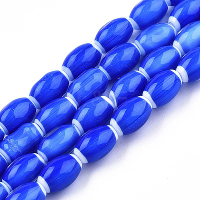 Handmade Lampwork Beads Strands LAMP-N023-004-02-1