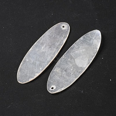 Natural Capiz Shell Pendants BSHE-S304-15-1