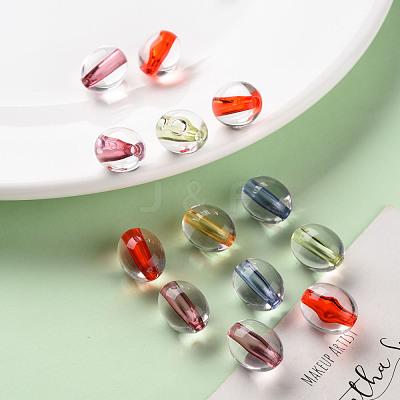 Transparent Acrylic Beads TACR-S154-05A-1