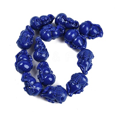 Synthetic Coral Carved Beads Strands CORA-M001-08-1