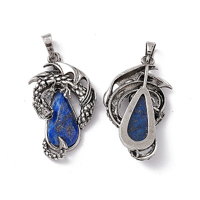 Natural Lapis Lazuli Pendants G-H281-06G-1