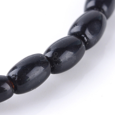 Natural Obsidian Bead Strands X-G-R356-51-1