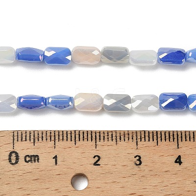Electroplate Glass Beads Strands X-EGLA-P065-02A-05-1
