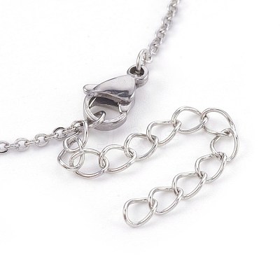Synthetic Turquoise Charms Anklets AJEW-AN00234-04-1