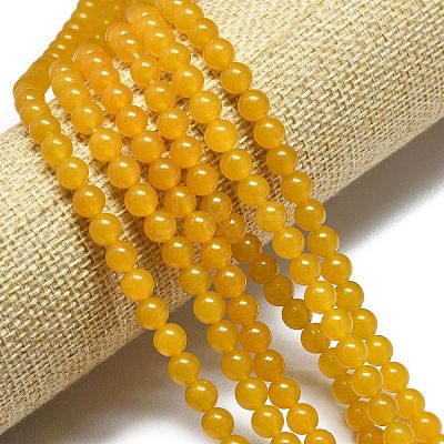 Natural Malaysia Jade Beads Strands G-L645-C01-4mm-23-1