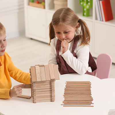 Wood Craft Sticks WOOD-WH0125-11C-1