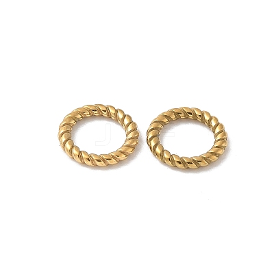 304 Stainless Steel Twisted Ring Linking Rings STAS-L300-005C-G-1