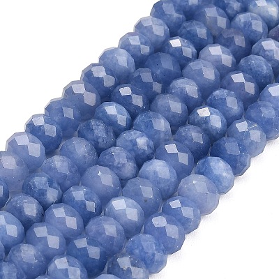Faceted Dyed Natural White Jade Beads Strands GG-CBAE966-01B-O-1
