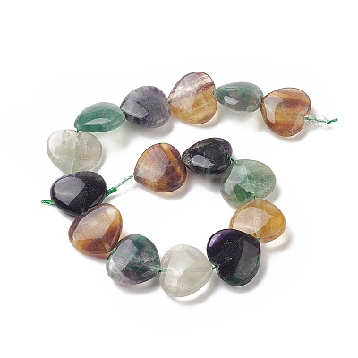 Natural Fluorite Beads Strands G-G996-B10-1
