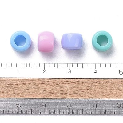 Opaque Acrylic Beads SACR-R746-07-1