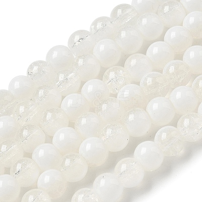 Crackle Glass Beads X1-GLAA-U001-6mm-07-1