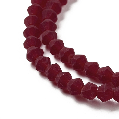 Imitate Austrian Crystal Frosted Glass Beads Strands LS-EGLA-A039-T2mm-MD27-1