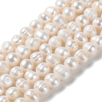 Natural Cultured Freshwater Pearl Beads Strands PEAR-E018-01-1