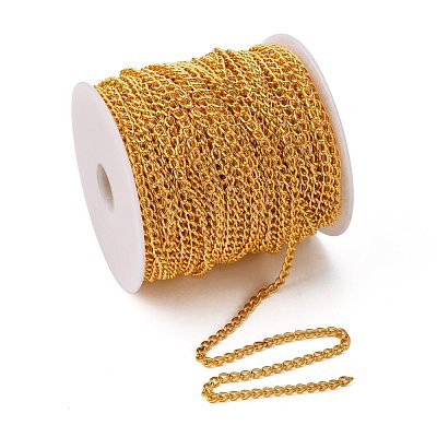 Iron Twisted Chains Curb Chains CHS007Y-G-1
