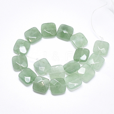Natural Green Aventurine Beads Strands G-S357-D02-05-1