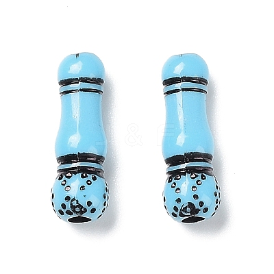Opaque Acrylic Beads OACR-G016-05-1