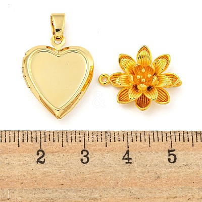 Brass DIY Pendant & Beads Jewerly Making Findings Kits KK-XCP0001-78-1