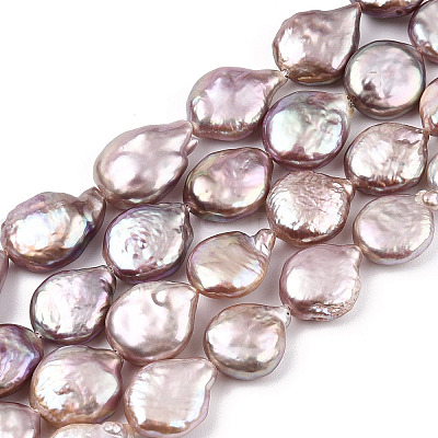 Natural Keshi Pearl Beads Strands PEAR-S018-02C-1-1
