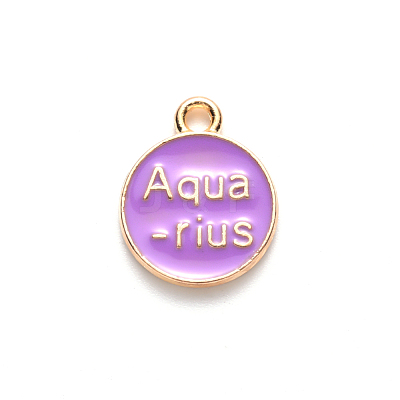 Alloy Enamel Pendants ENAM-S124-01A-01J-1