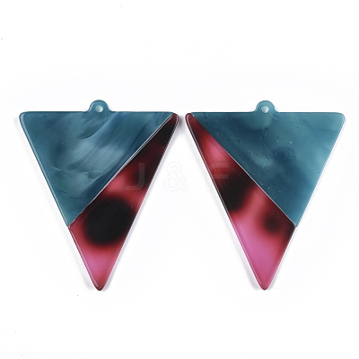 Cellulose Acetate(Resin) Big Pendants KY-S157-20A-1