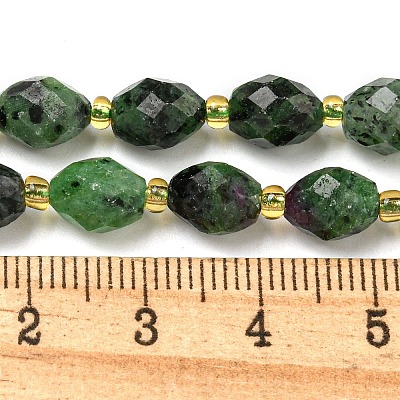 Natural Ruby in Zoisite Beads Strands G-N342-50-1