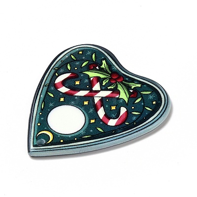 Printed  Acrylic Pendants MACR-F072-01B-1
