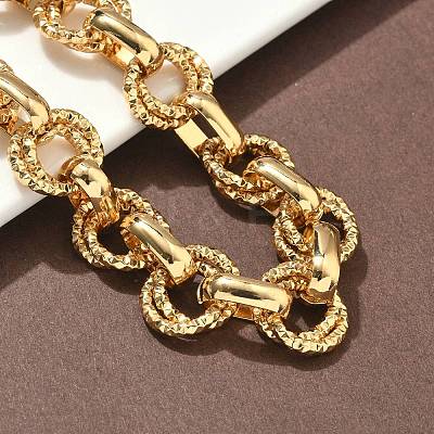 304 Stainless Steel Rolo Chain Bracelets for Women BJEW-S176-01G-B-1