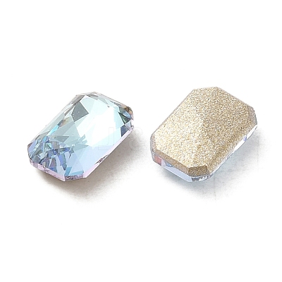 Glass Rhinestone Cabochons RGLA-P037-04A-D202-1