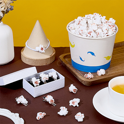 60Pcs 5 Styles Resin Simulation Popcorn RESI-GA0001-43-1