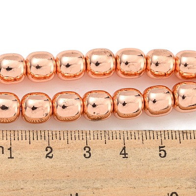Electroplated Synthetic Non-magnetic Hematite Beads Strands G-C136-C01-02-1