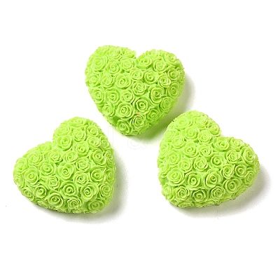 Opaque Resin Cabochons RESI-C024-02E-1