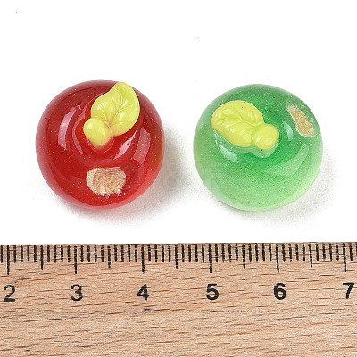 Transparent Resin Imitation Fruit Cabochons RE-CBA8643-02-1