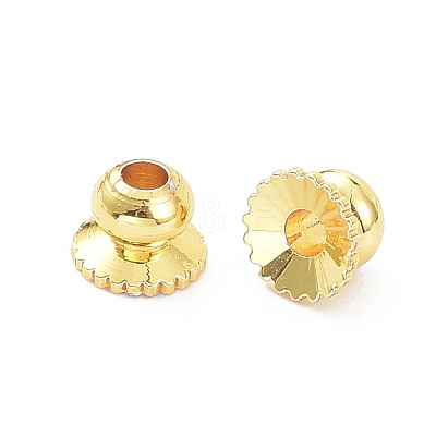 Apetalous Brass Bead Caps KK-K086-20G-1