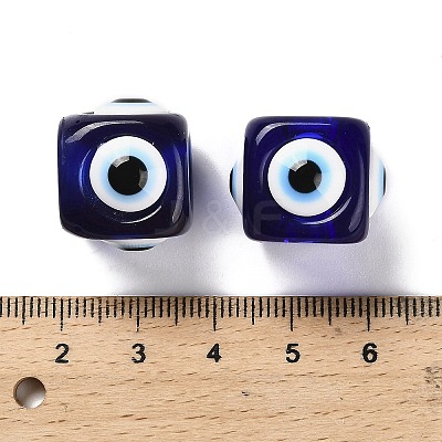 Transparent Resin European Beads RESI-U012-01B-1