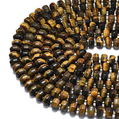 Natural Tiger Eye Beads Strands G-P573-B06-01-1