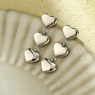 Non-Tarnish 304 Stainless Steel Stud Earrings EJEW-S226-10P-01-1