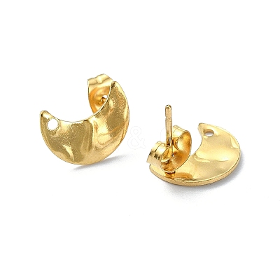 304 Stainless Steel Stud Earring Findings STAS-L024-003G-10-1