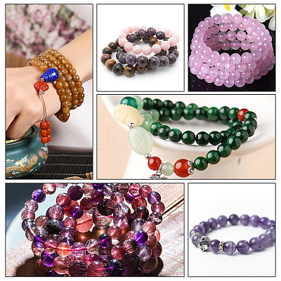 DIY Stretch Bracelets Making Kits DIY-SC0012-74F-1