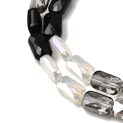 Electroplate Glass Beads Strands X-EGLA-D300-05-02-1