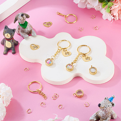 DIY Keychain Kits DIY-TA0014-65B-G-1