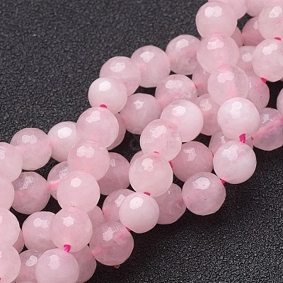 Natural Rose Quartz Beads Strands X-G-G099-F6mm-15-1