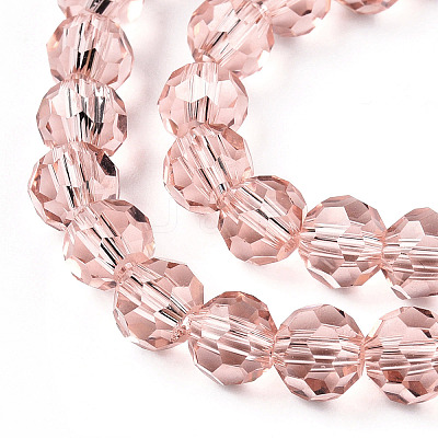 Glass Beads Strands EGLA-J042-6mm-23-1