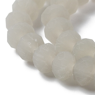 Imitation Jade Solid Color Glass Beads Strands LS-EGLA-A034-J6mm-MD10-1