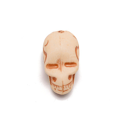Opaque Acrylic Beads SACR-WH0006-02B-1