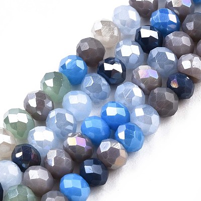 Glass Beads Strands X-GLAA-T006-16D-1