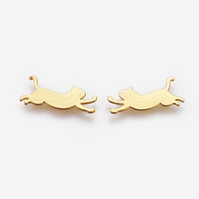 Alloy Kitten Cabochons PALLOY-WH0051-01G-03-1